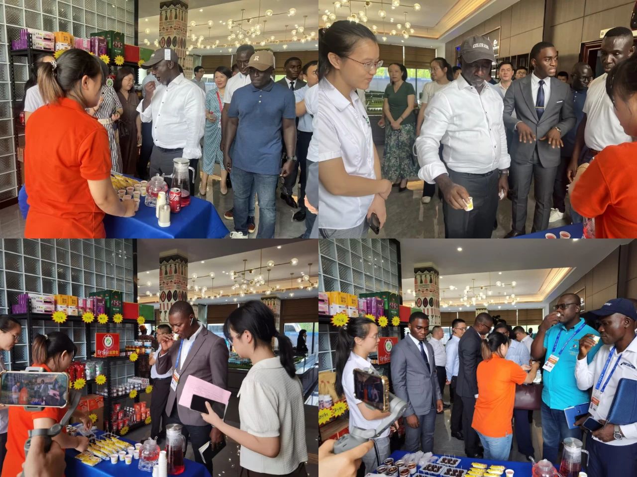 邵陽紅出貨倉參加“第三屆中非經(jīng)貿(mào)博覽會”并與非洲貝寧代表團(tuán)交流合作