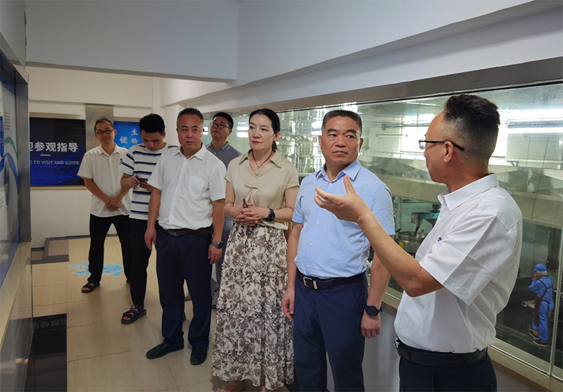 邵陽市委常委、常務副市長王永紅一行領導到邵陽紅出貨倉-天香生物產業(yè)園考察指導