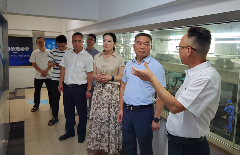 邵陽市委常委、常務副市長王永紅一行領導到邵陽紅出貨倉-天香生物產業(yè)園考察指導